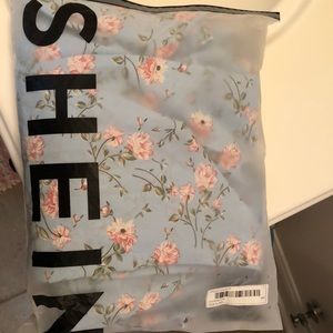 NWT blue floral, cottage core, shabby chic style dress